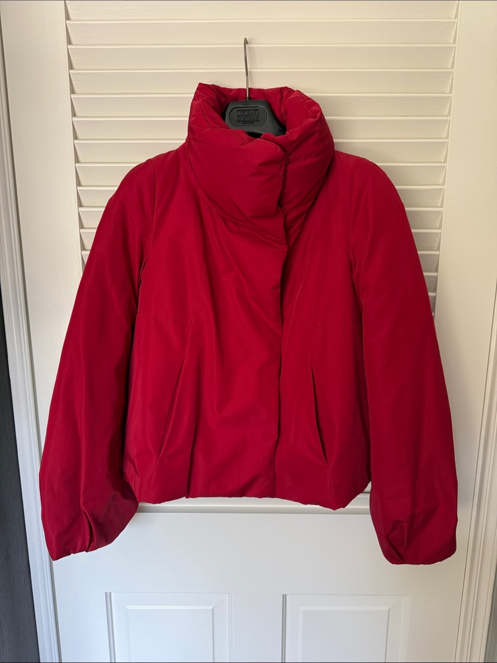 Ann Taylor Puffer Jacket with High Collar
